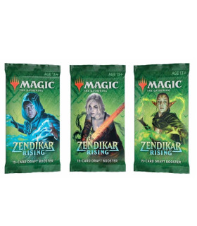 Juego de cartas sobre individual wizards of the coast magic the gathering zendikar rising sobre draft inglés