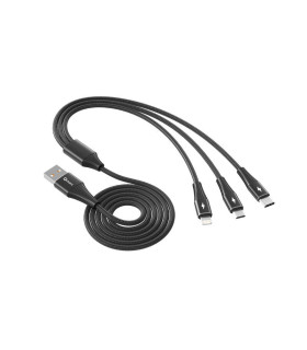 Cable triple qcharx napoli usb a