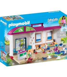 Playmobil clinica veterinaria maletin