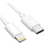 Cable mfi de carga rapida 3a y datos usb - lightning para iphone ipad 1 m