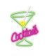 Lampara forever neon plexi led cocktails