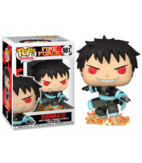 Funko pop animacion fire force shinra con fuego 56159