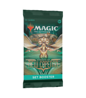 Juego de cartas sobre individual wizards of the coast magic the gathering streets of new capenna sobre edición inglés