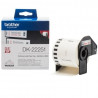 Etiquetas cinta continua brother dk22251 negro - rojo 62mm 15.24m