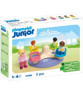 Playmobil junior carrusel con figuras