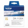 Etiquetas papel precortada brother dk11204 17 x 54 mm multiproposito 400 etiquetas