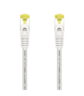 Cable de red rj45 sftp aisens a146-0489 cat.7/ 50cm/ blanco