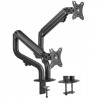 Soporte para 2 Monitores o TV Aisens DT32TSR-141/ hasta 8kg
